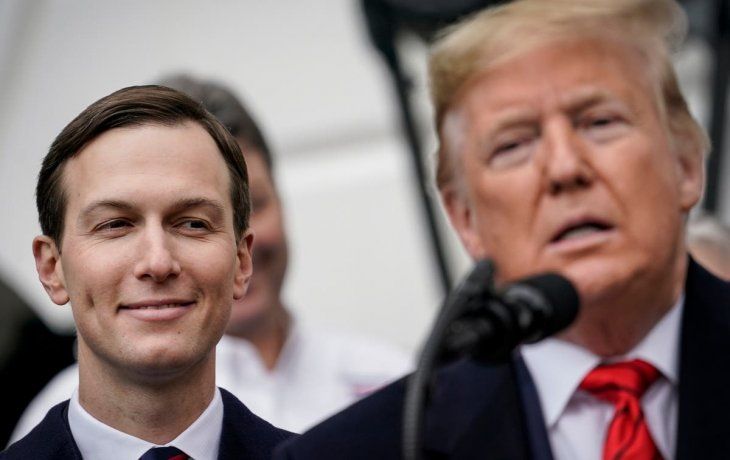 El expresidente Donald Trump, y su yerno y asesor, Jared Kushner.