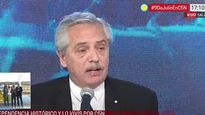 Alberto Fernández. (Captura de TV)