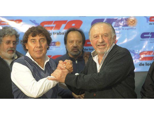 Hugo Yasky y Pablo Micheli anunciaron que movilizarán a las CTA al acto de la CGT en Plaza de Mayo el próximo martes a las 15.