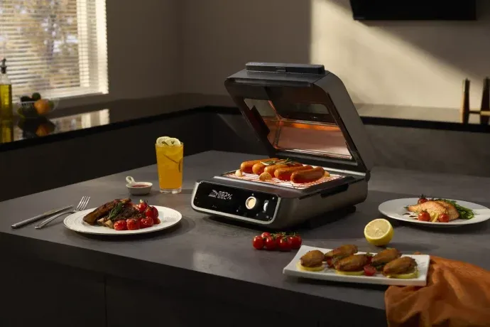 Con ayuda de IA, este invento cocina tu comida de manera uniforme, mientras que evita que tu casa se llene de humo. Con ayuda de IA, este invento cocina tu comida de manera uniforme, mientras que evita que tu casa se llene de humo.