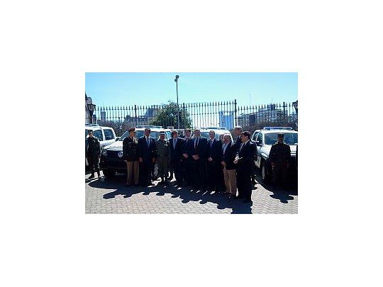 Amado Boudou encabezó el acto junto a Juan Manuel Abal Medina, Daniel Scioli, Martín Insaurralde, Alejandro Granados, Juliana Di Tullio y Sergio Berni.