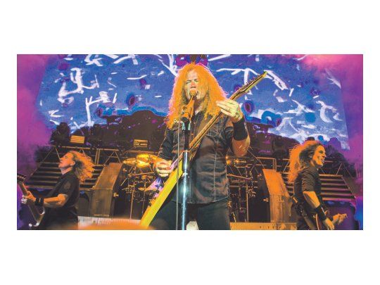Dave Mustaine. El líder de Megadeth encontró la mejor forma para comunicarse con sus fans criollos.