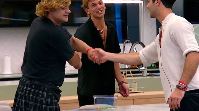 Emmanuel, Bautista y Nicolás, finalistas del Gran Hermano 2024.