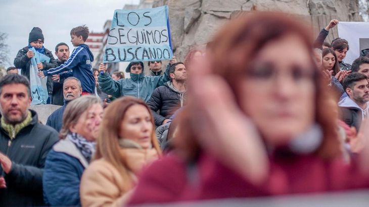 Manifestación de familiares y allegados. Manifestación de familiares y allegados.