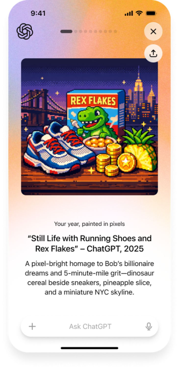 Así son las imágenes creadas por ChatGPT a modo de resumen.