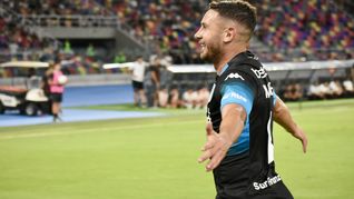 Martínez, goleador de Racing y uno de los máximos anotadores del torneo.