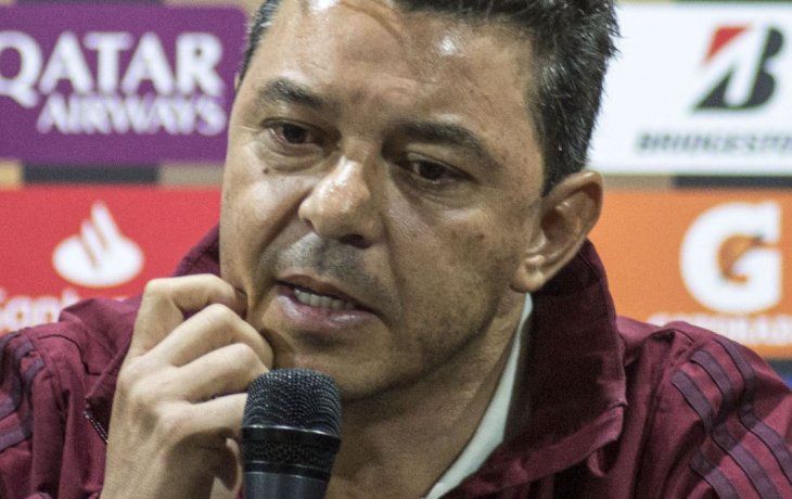 Gallardo no estará presente el domingo ante Unión.