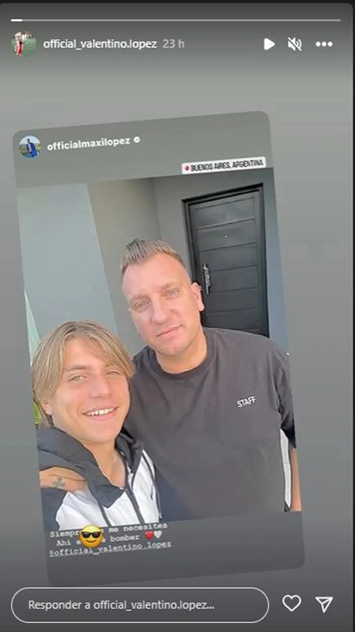 Maxi López arrived urgently in the country worried about the health of his eldest son