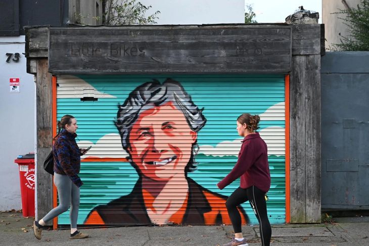 A mural by Catherine Connolly, which grew in popularity in Ireland. A mural by Catherine Connolly, which grew in popularity in Ireland.