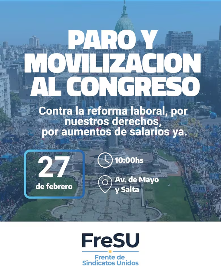 La convocatoria del FreSU. La convocatoria del FreSU.