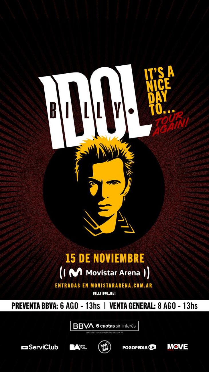 Las entradas estarán disponibles para el público general desde el próximo viernes 8 de agosto.