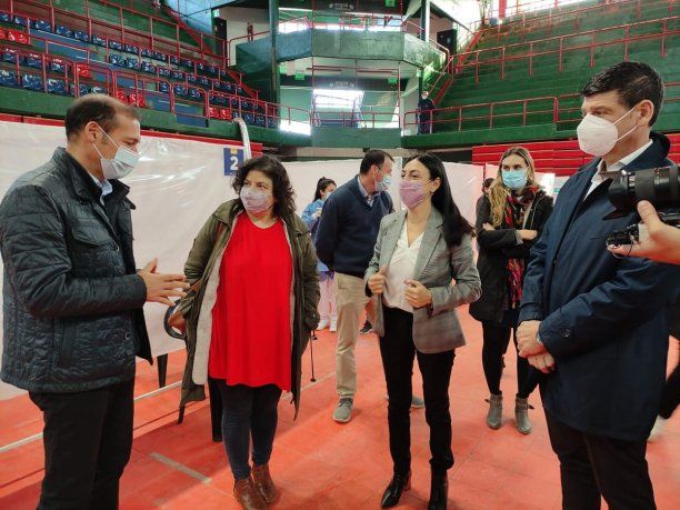 Carla Vizzotti, en Neuqu&eacute;n.