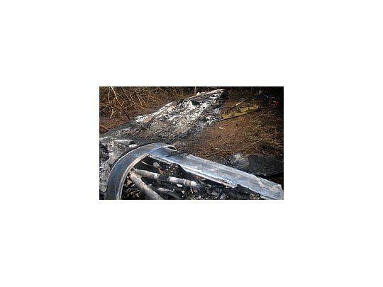 Restos de la aeronave accidentada a 360 kilómetros de la capital cubana.