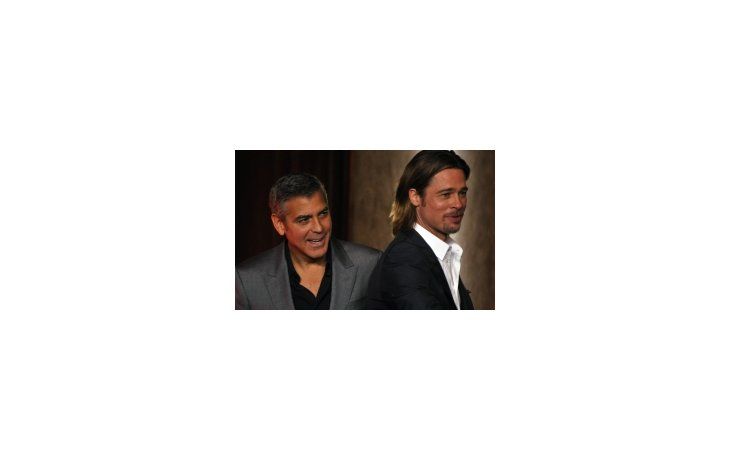 George Clooney y Brad Pitt