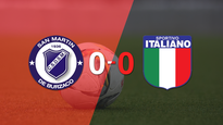 san martin burzaco y sp. italiano igualaron sin goles en el marcador