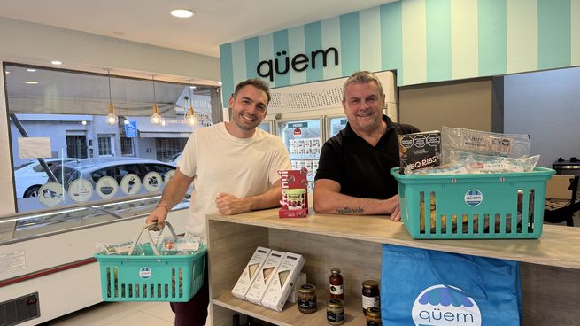Walter Giaccaglia junto a su hijo Matías, director de Operaciones de Qüem.