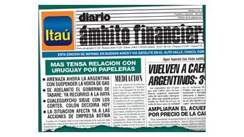 ámbito.com | Este diarioadelantó en laedición delmartes pasadoque la Argentinaestaba a labúsqueda deuna mediaciónen la crisis de laspapeleras.Durante el fin desemana, y trasreunirse con elcardenal JorgeBergoglio, NéstorKirchner señalóa