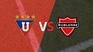initial whistle for the duel between the league of quito and nublense initial whistle for the duel between the league of quito and nublense