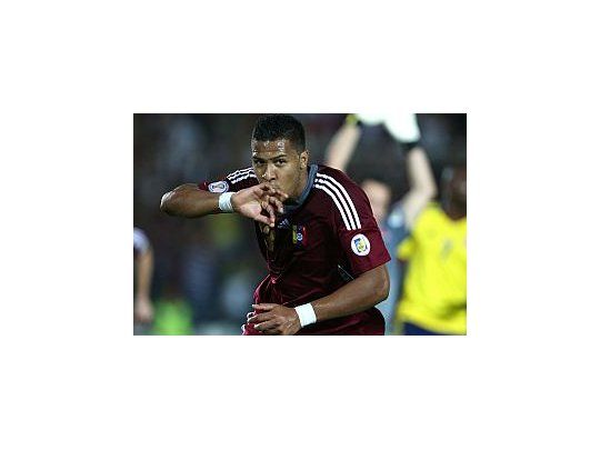 Rondón anotó el único gol del partido.