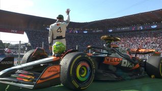 Lando Norris dominó sin oposición en México. Lando Norris dominó sin oposición en México.