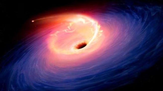 La explosión cósmica es causada por dos estrellas que se ubican a 3.000 años luz de la Tierra. 