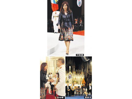 Cristina hace ajuste, pero en su guardarropa