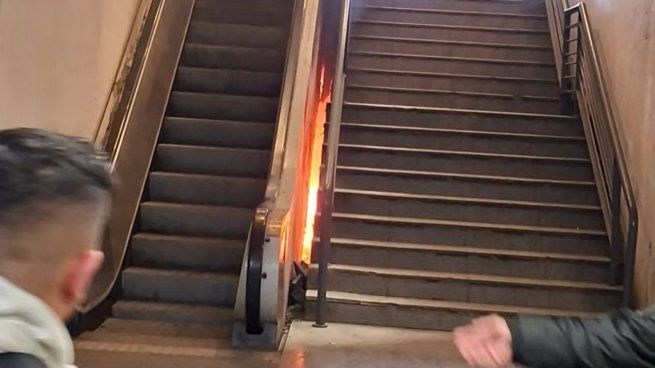 Evacuan de urgencia la estación Constitución por un principio de incendio.