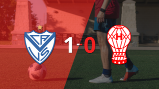 a velez le alcanzo con un gol para derrotar a huracan en el fortin