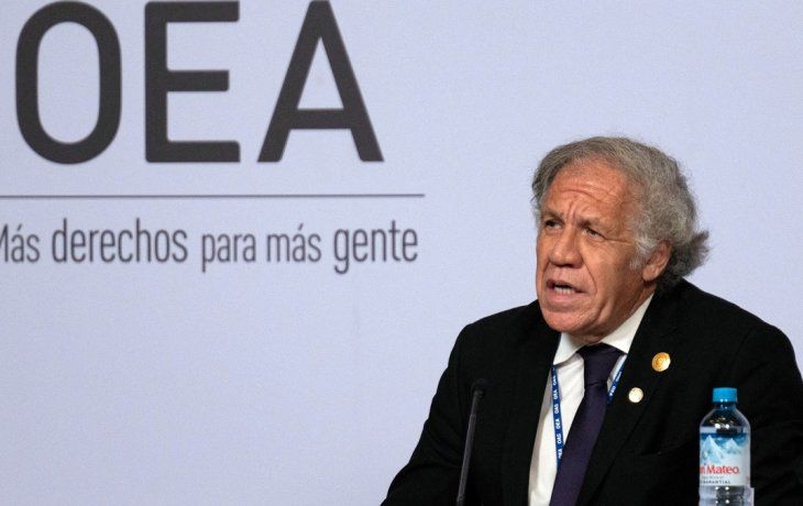 Luis Almagro, secretario general de la OEA, mostró su apoyo a Luis Arce, luego de que denunciara un intento de golpe de Estado en Bolivia.