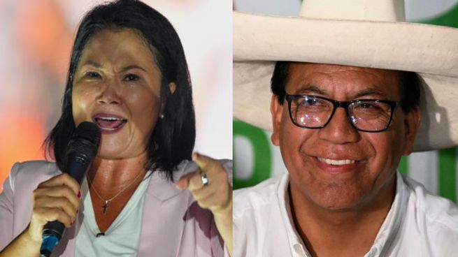 Keiko Fujimori y Roberto Sánchez aparecen empatados en intención de voto rumbo al balotaje en Perú.