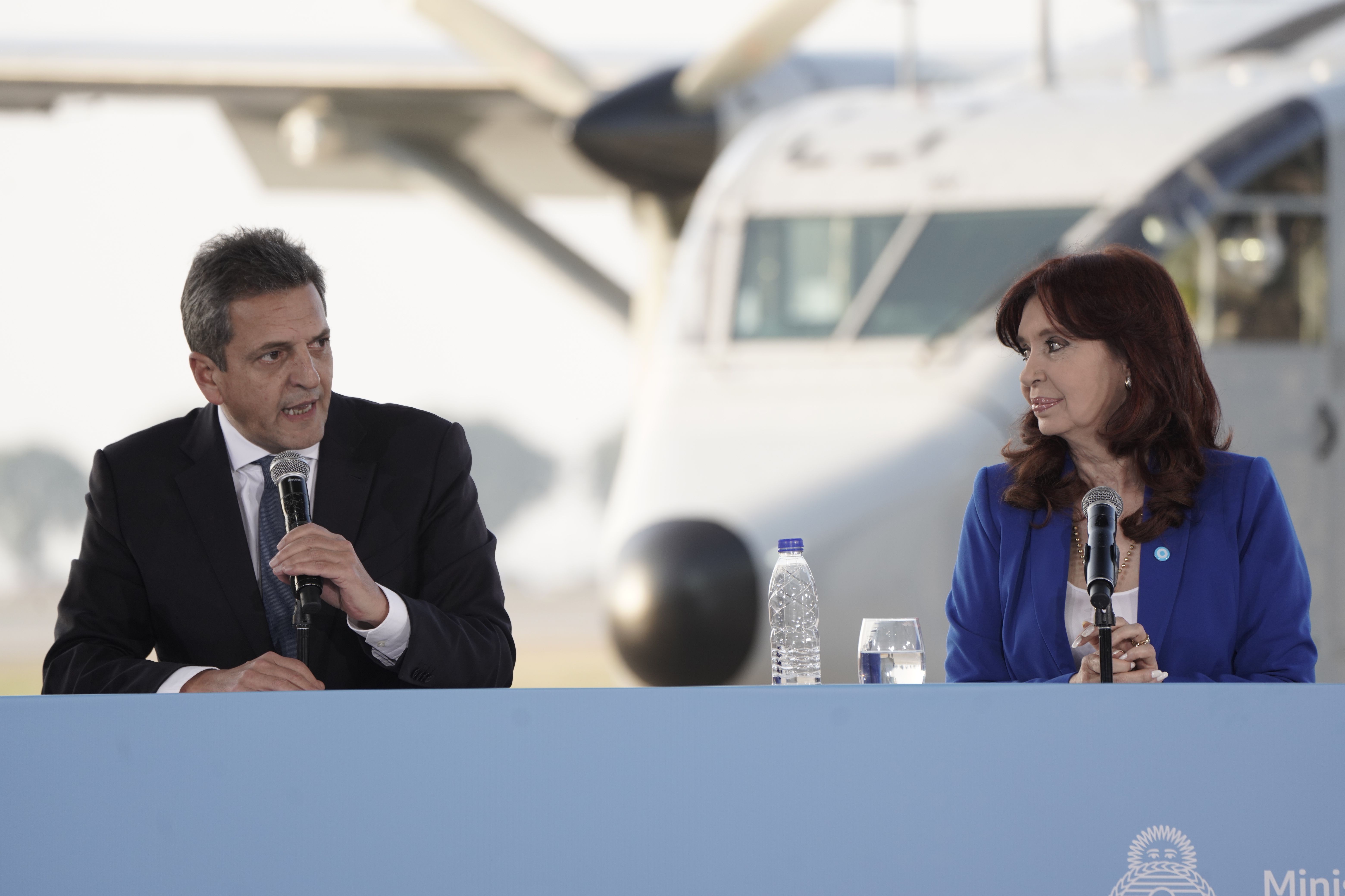 Sergio Massa y Cristina Fernández.