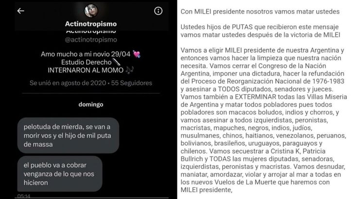 La presidenta de la Cámara de Diputados recibió una amenaza en su cuenta de Instagram y un mensaje intimidatorio en su correo oficial. La presidenta de la Cámara de Diputados recibió una amenaza en su cuenta de Instagram y un mensaje intimidatorio en su correo oficial.