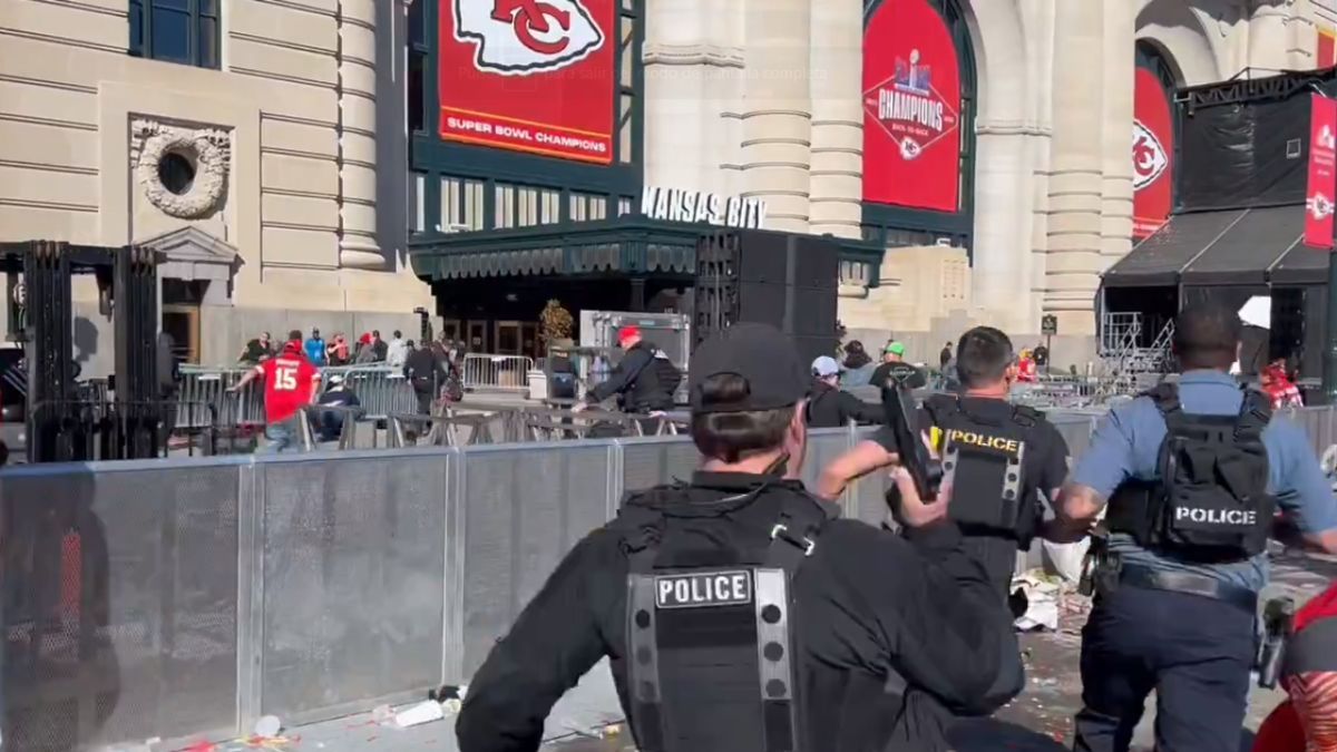 Two dead and 22 injured in a shooting at the Kansas City Chiefs’ Super Bowl celebrations