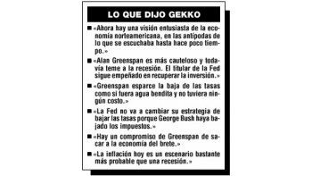 VISIÓN DE LA ECONOMÍA DE EEUU (29/05/2001)