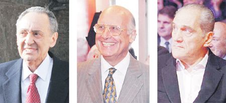 Hector Magnetto, José Antonio Aranda y Lucio Rafael Pagliaro