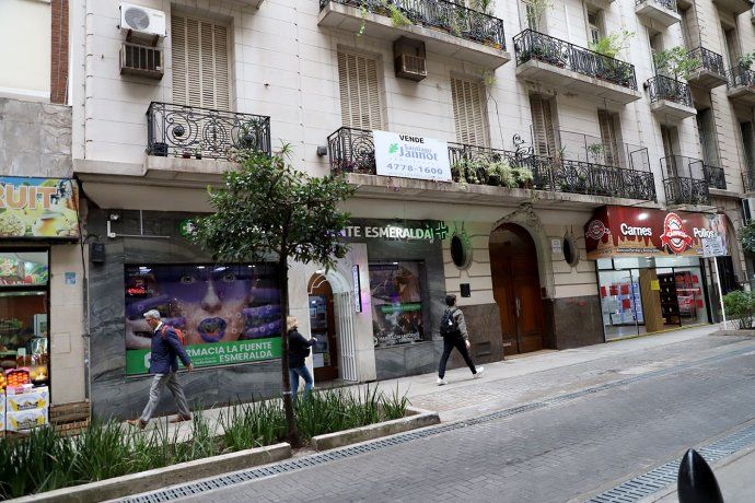 Actualmente el local está ocupado por la farmacia La Fuente