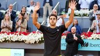 Cerúndolo llegó a cuartos de final de Madrid por segundo año consecutivo.