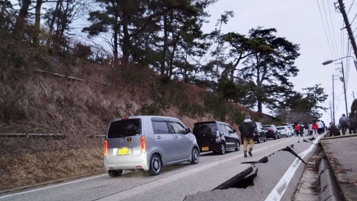 A strong earthquake shook Japan on New Year’s and there is a tsunami warning
