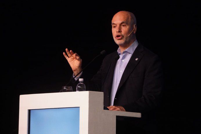Larreta habló en La Rural.