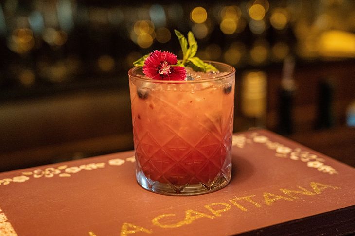 Cóctel de La Capitana. Cóctel de La Capitana.