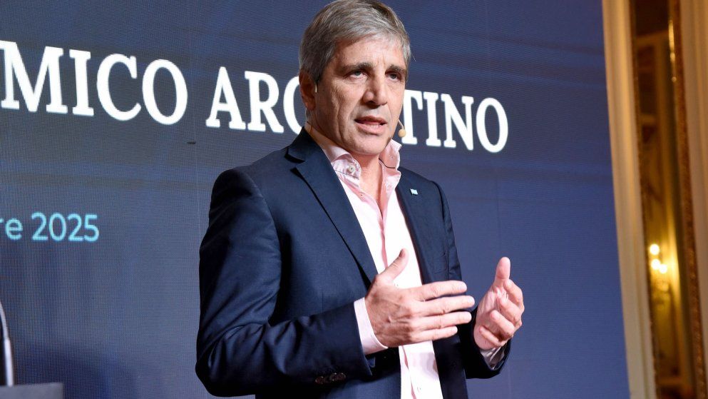 Caputo destacó el apoyo de organismos internacionales.