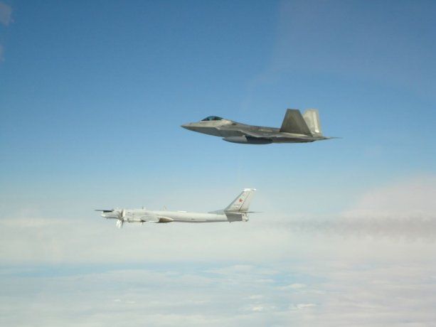 Two TU-95 strategic bombers and two SU-35 fighters were detected within the Alaska Defense Identification Zone. Two TU-95 strategic bombers and two SU-35 fighters were detected within the Alaska Defense Identification Zone.