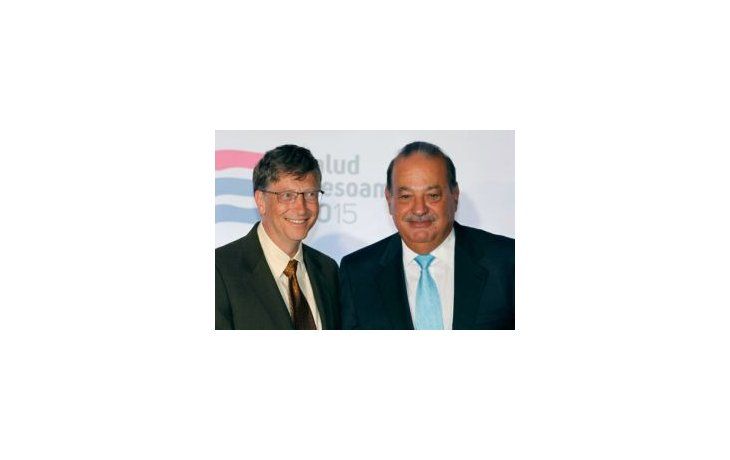Bill Gates y Carlos Slim.