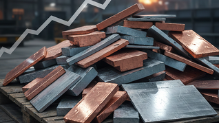 El cobre, el aluminio y el zinc registraron fuertes subas en la Bolsa de Metales de Londres, impulsados por la debilidad del dólar estadounidense. El cobre, el aluminio y el zinc registraron fuertes subas en la Bolsa de Metales de Londres, impulsados por la debilidad del dólar estadounidense.