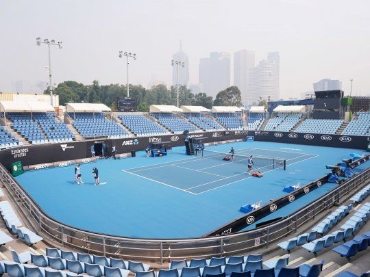 El humo, un protagonista inesperado en el Australian Open 2020.