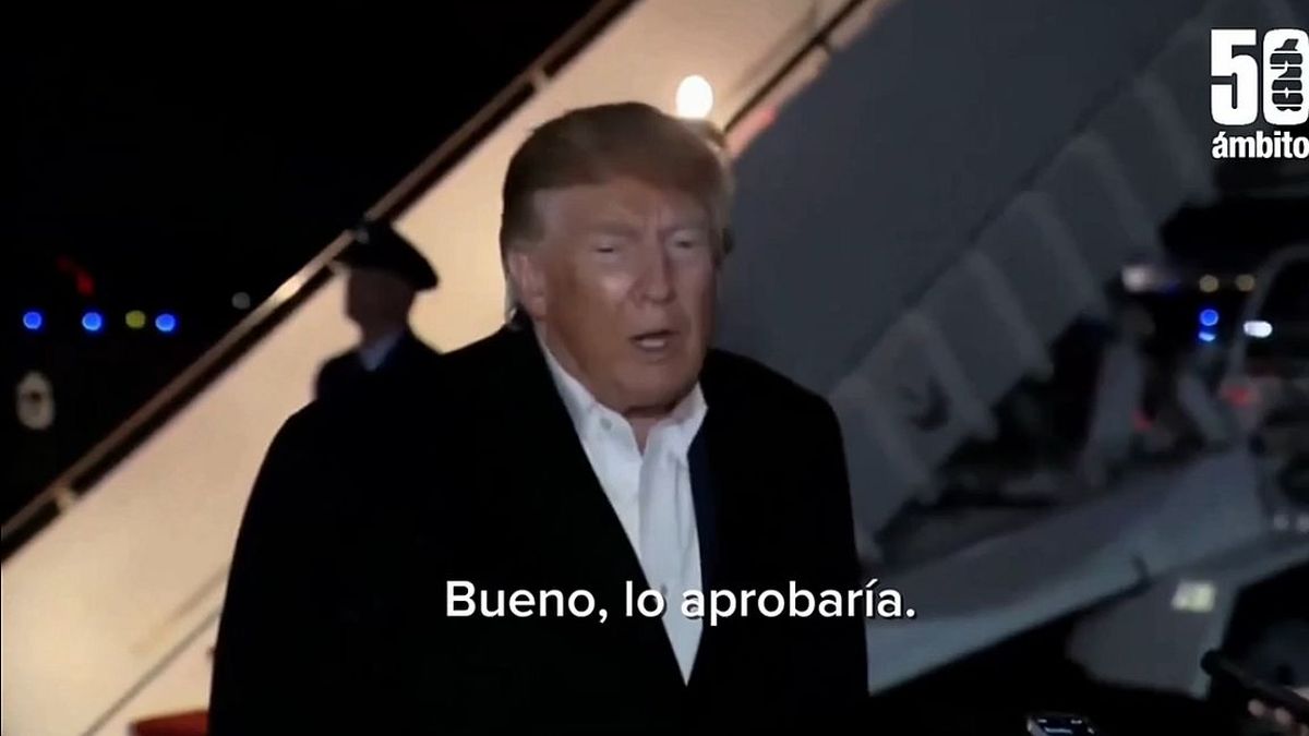 Donald Trump adelantó que aprobaría darle asilo político a Flávio Bolsonaro en EEUU
