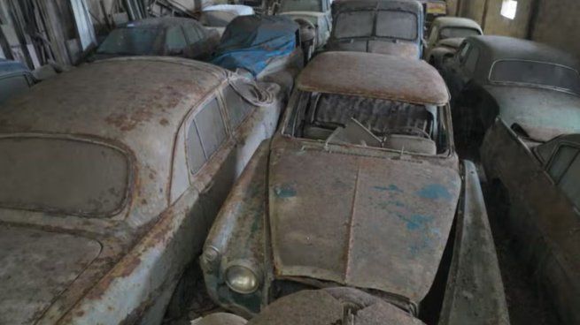 Los autos clásicos enconrados en Portugal