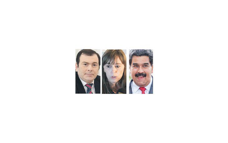 ámbito.com | Gerardo Zamora, Juliana Di Tullio y Nicolás Maduro