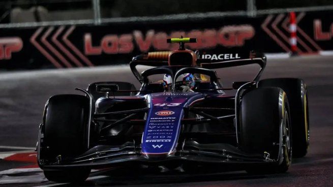 Franco Colapinto finished 18th in the second free practice of the Las Vegas GP