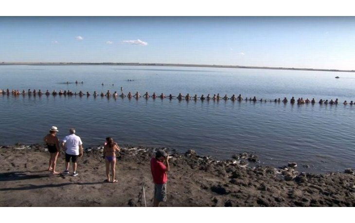 La localidad de Carhué batió un curioso récord Guinness